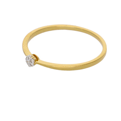 Anillo Oro Amarillo y Brillantes AN-14129