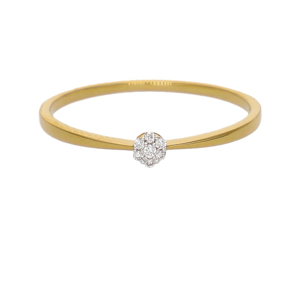Anillo Oro Amarillo y Brillantes AN-14129