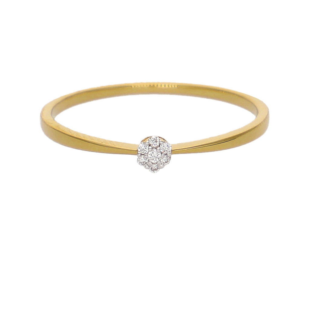 Anillo Oro Amarillo y Brillantes AN-14129