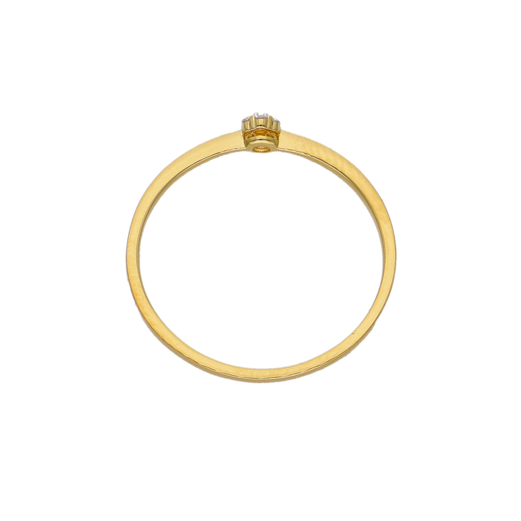 Anillo Oro Amarillo y Brillantes AN-14129