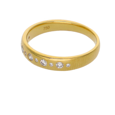 Anillo Oro Amarillo y Brillantes AN-14132
