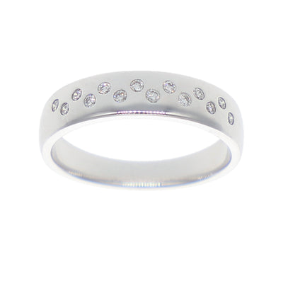 Anillo Oro Blanco y Brillantes AN-14133