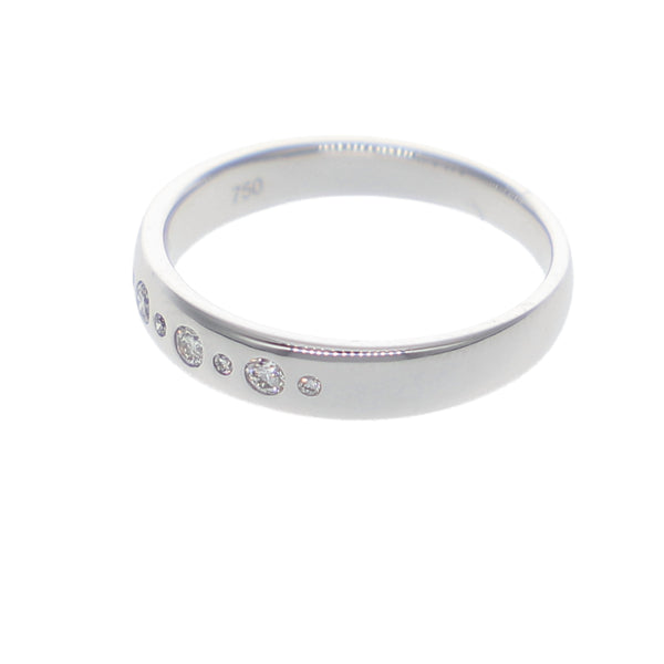 Anillo Oro Blanco y Brillantes AN-14134