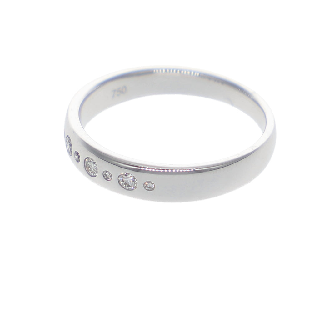 Anillo Oro Blanco y Brillantes AN-14134