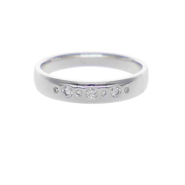Anillo Oro Blanco y Brillantes AN-14134