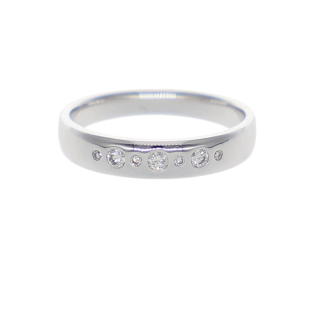 Anillo Oro Blanco y Brillantes AN-14134