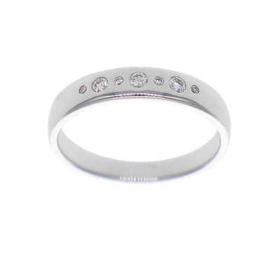 Anillo Oro Blanco y Brillantes AN-14134