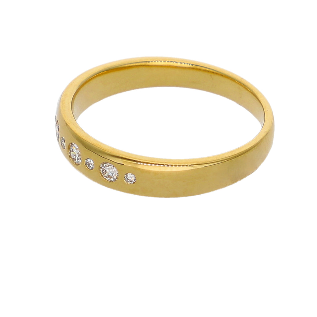 Anillo Oro Amarillo y Brillantes AN-14138