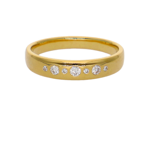 Anillo Oro Amarillo y Brillantes AN-14138