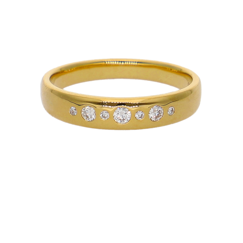 Anillo Oro Amarillo y Brillantes AN-14138