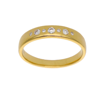 Anillo Oro Amarillo y Brillantes AN-14138