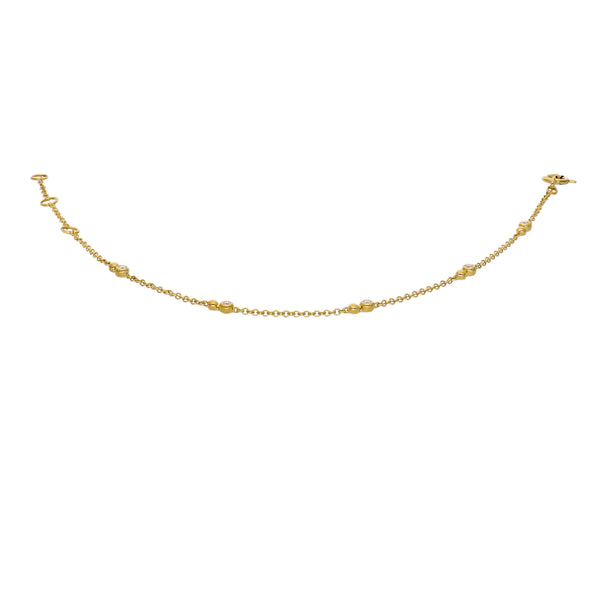 Pulsera Oro Amarillo y Brillantes PU-14142