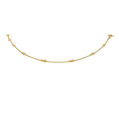 Pulsera Oro Amarillo y Brillantes PU-14142