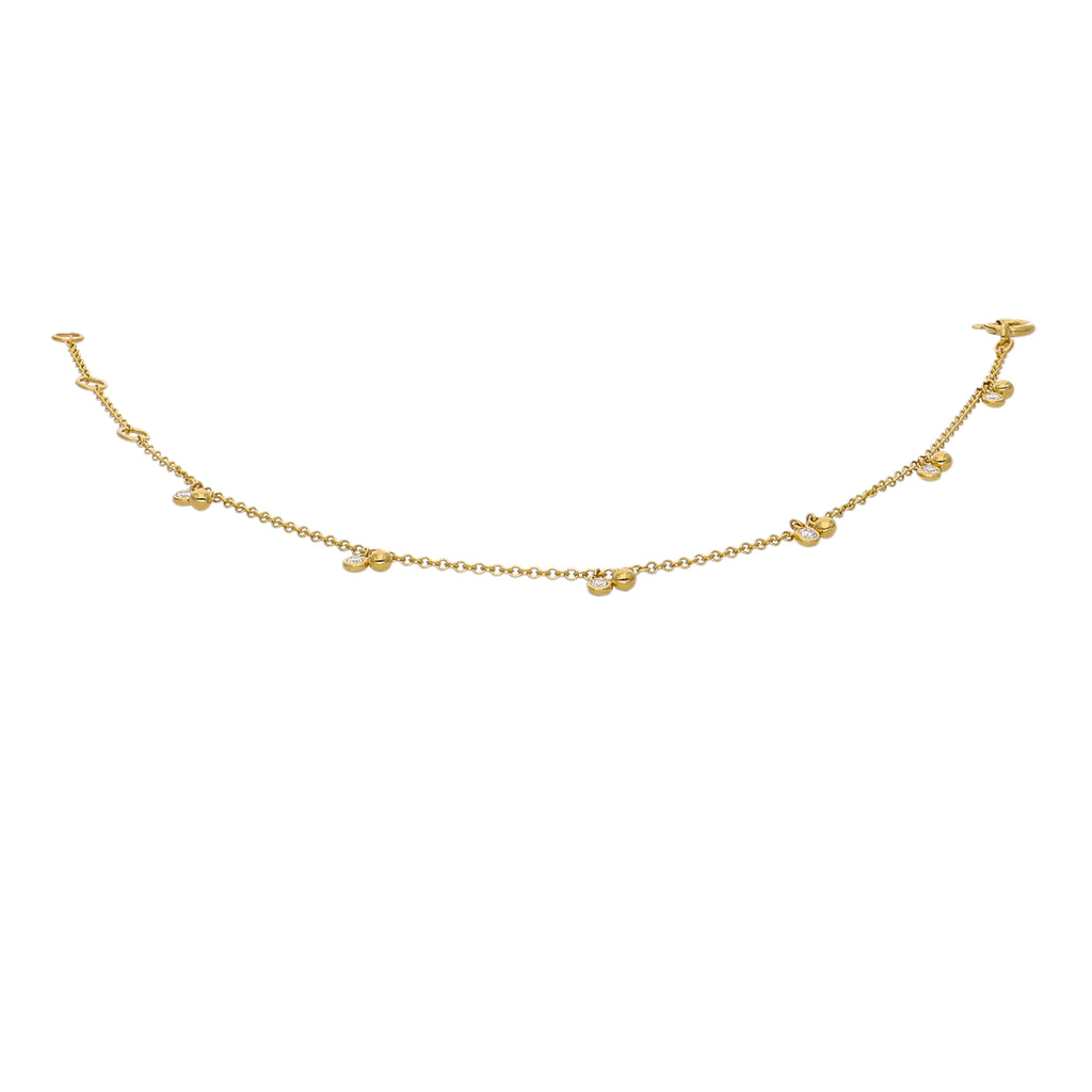 Pulsera Oro Amarillo y Brillantes PU-14143