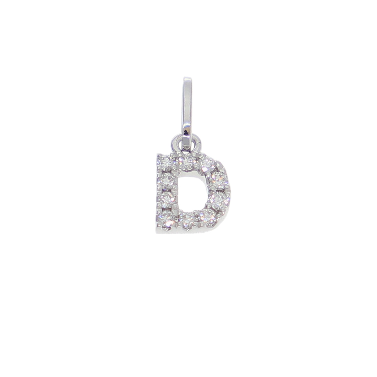 Colgante Oro Blanco y Brillantes CL-14148