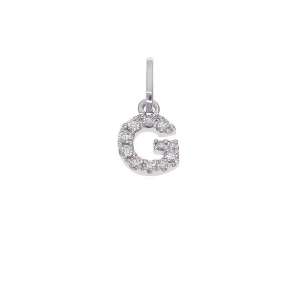 Colgante Oro Blanco y Brillantes CL-14152