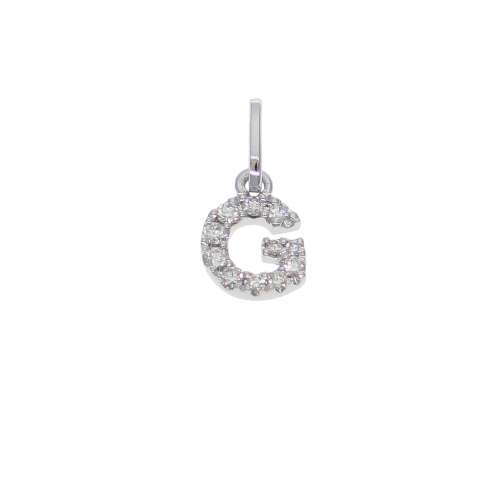 Colgante Oro Blanco y Brillantes CL-14152