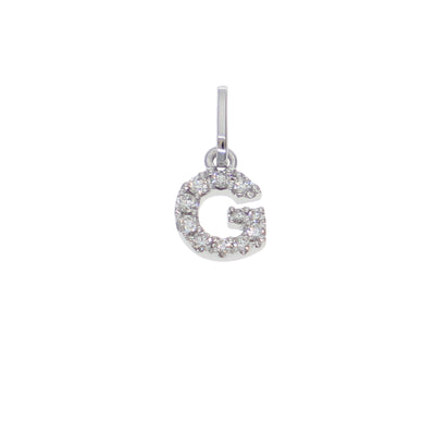 Colgante Oro Blanco y Brillantes CL-14152