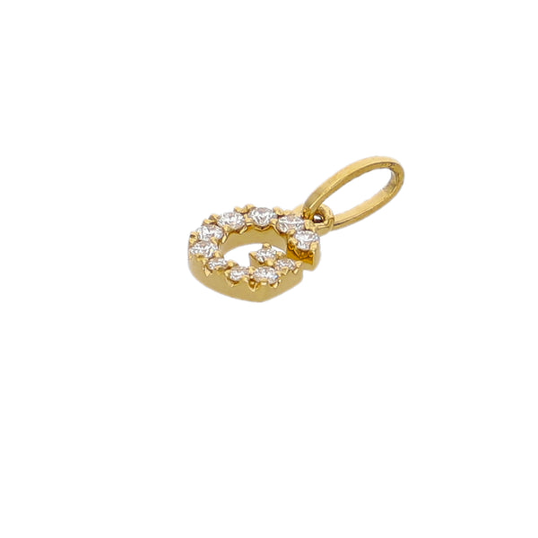 Colgante Oro Amarillo y Brillantes CL-14153