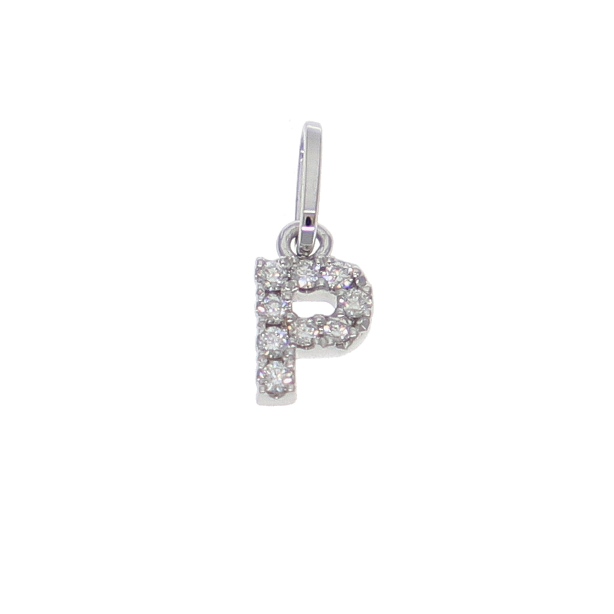 Colgante Oro Blanco y Brillantes CL-14158