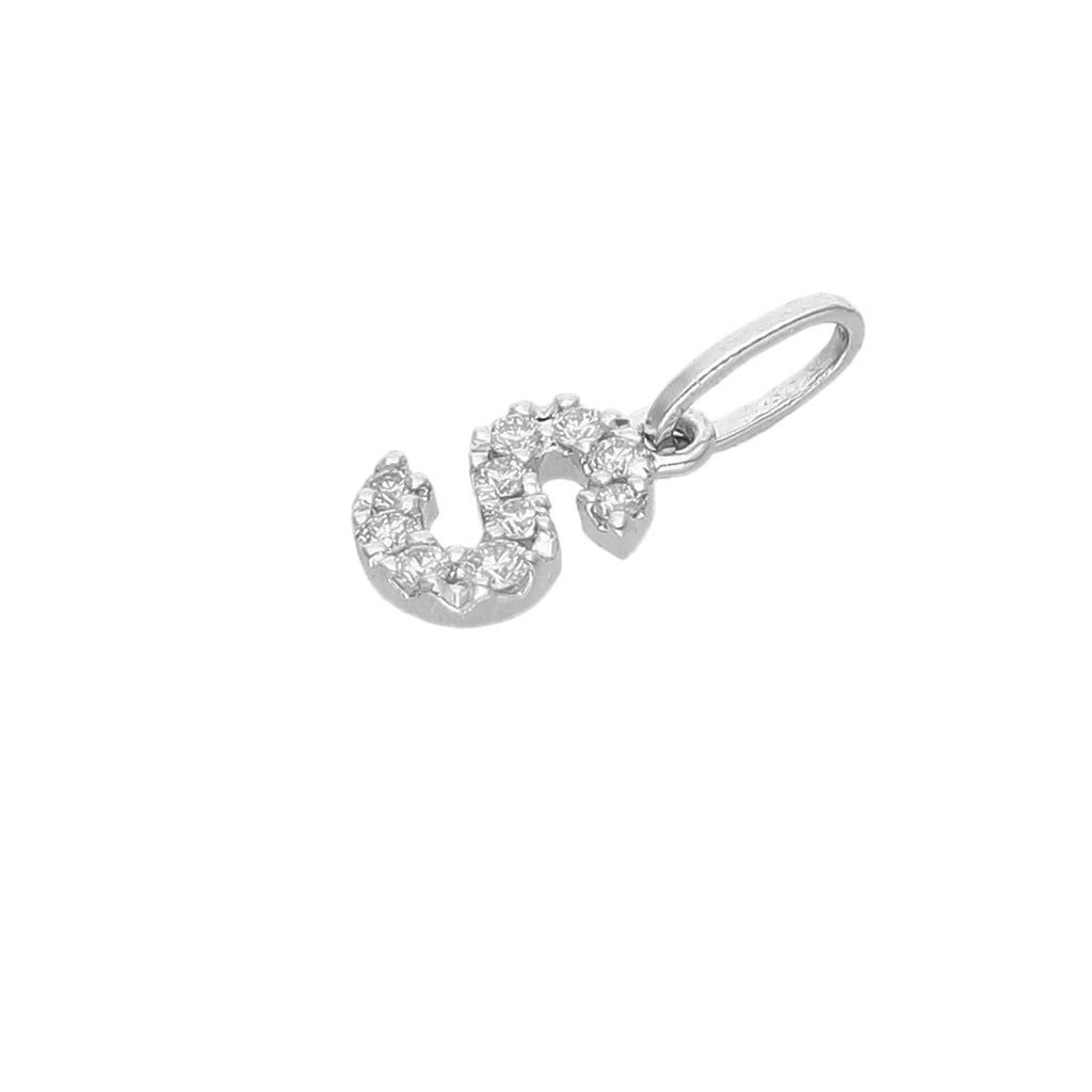 Colgante Oro Blanco y Brillantes CL-14160