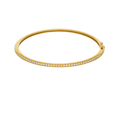 Esclava Oro Amarillo y Brillantes ES-14162