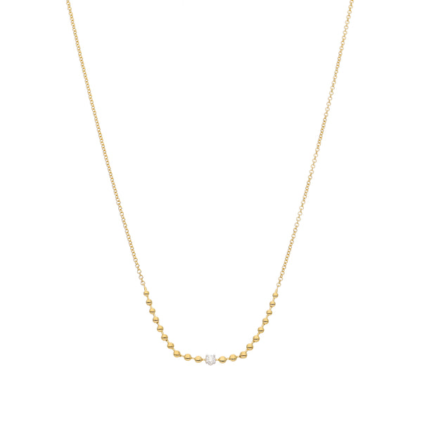 Collar Oro Amarillo y Brillantes CO-14163