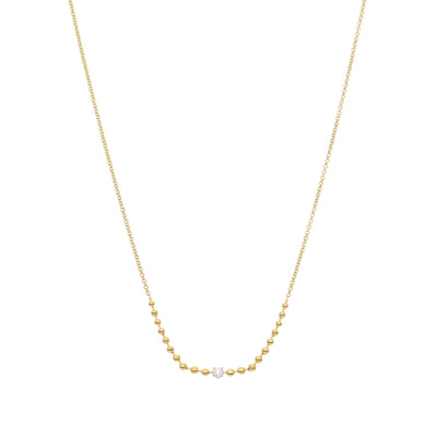 Collar Oro Amarillo y Brillantes CO-14163