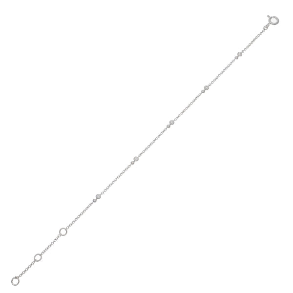 Pulsera Oro Blanco y Brillantes PU-14165