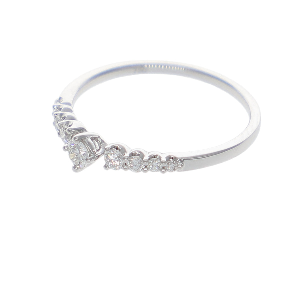 Anillo Oro Blanco y Brillantes AN-14167