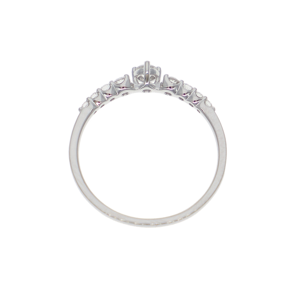 Anillo Oro Blanco y Brillantes AN-14167