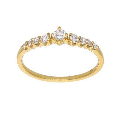 Anillo Oro Amarillo y Brillantes AN-14168