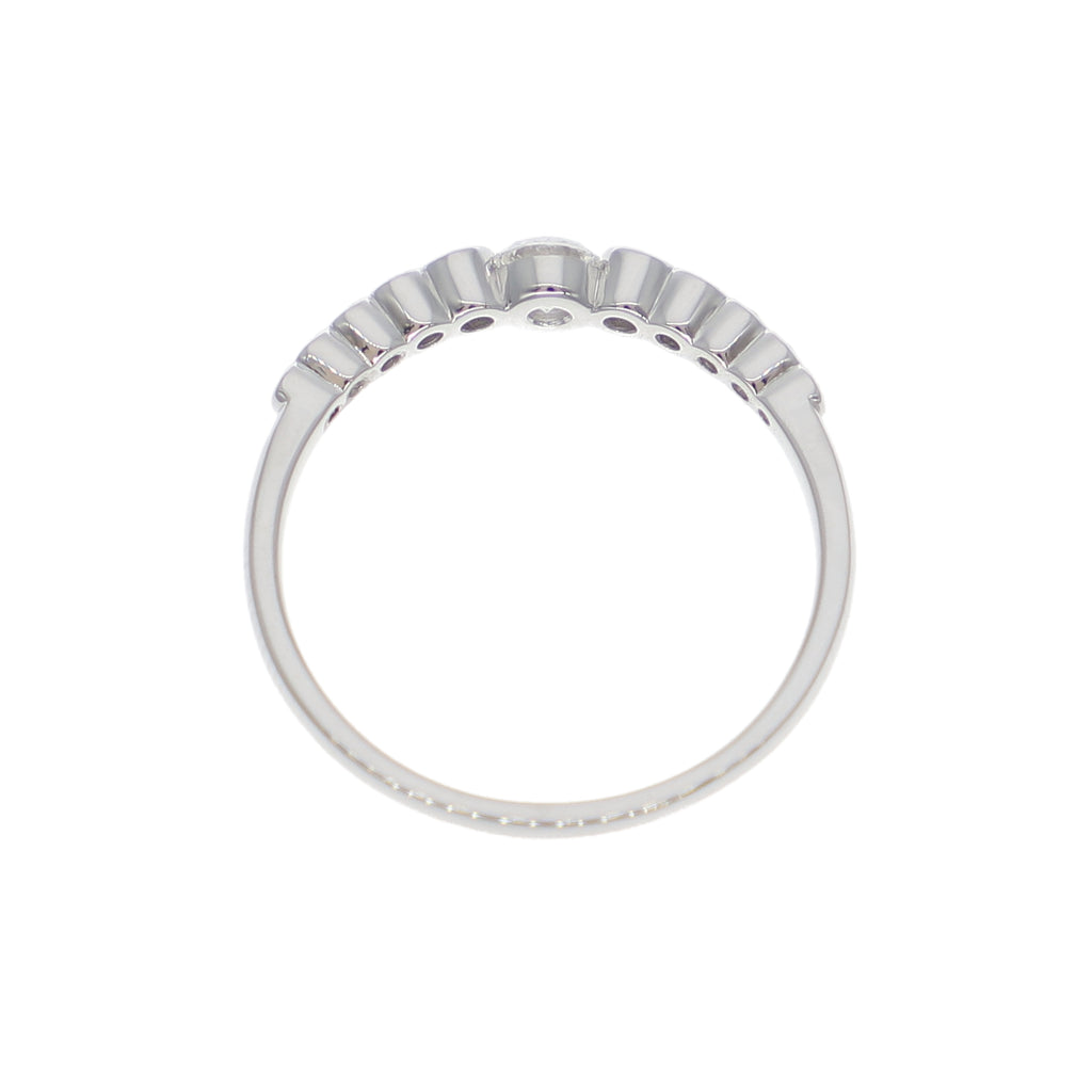 Anillo Oro Blanco y Brillantes AN-14169