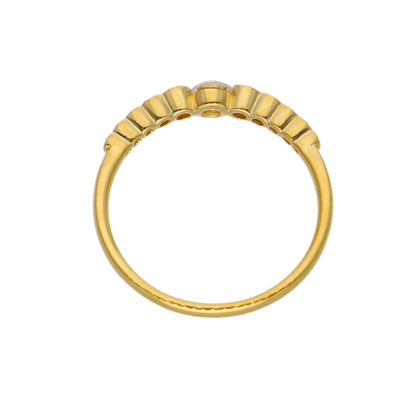 Anillo Oro Amarillo y Brillantes AN-14170