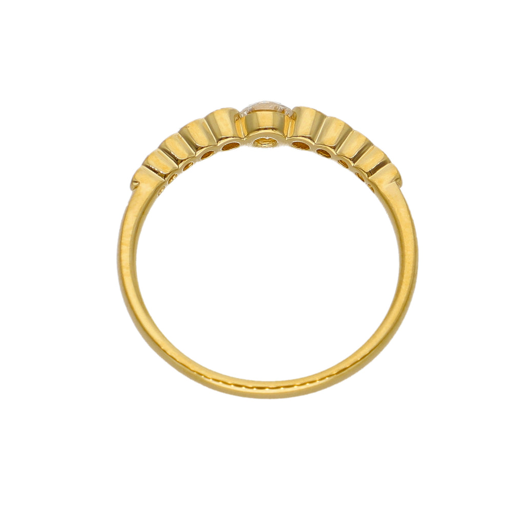 Anillo Oro Amarillo y Brillantes AN-14170