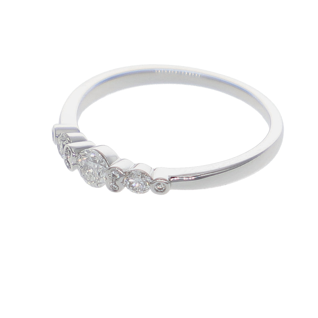 Anillo Oro Blanco y Brillantes AN-14171