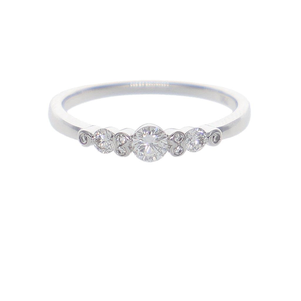 Anillo Oro Blanco y Brillantes AN-14171