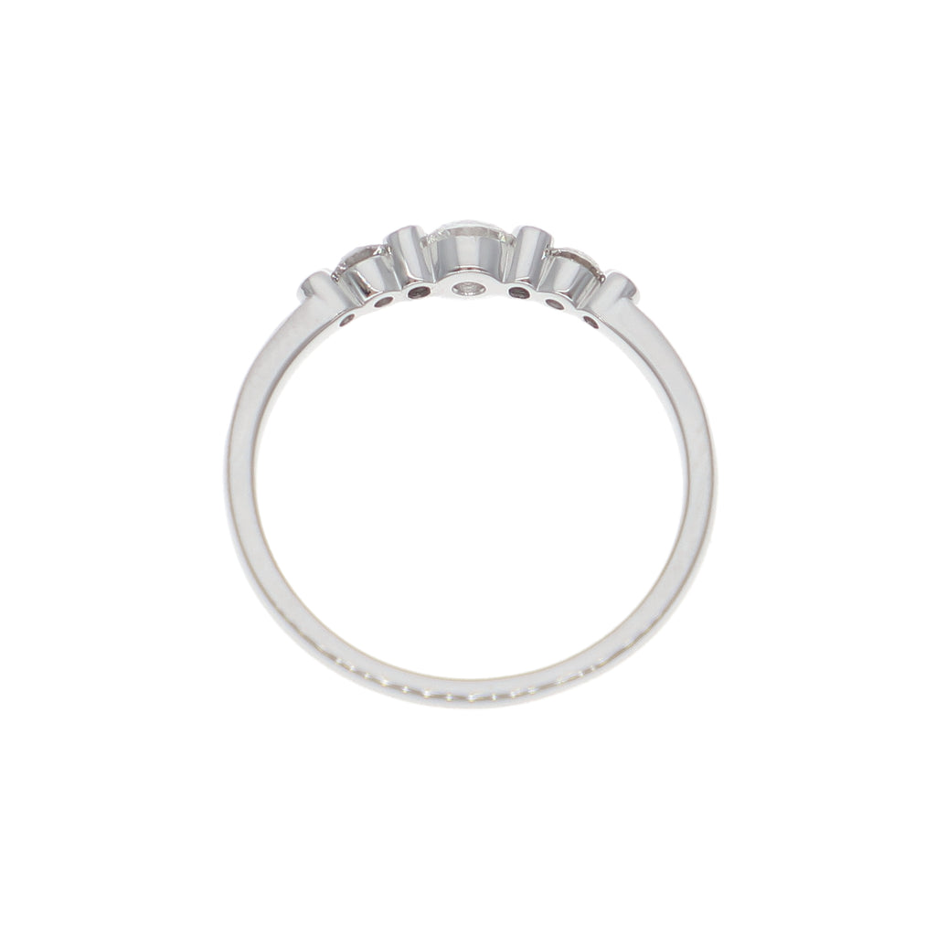 Anillo Oro Blanco y Brillantes AN-14171