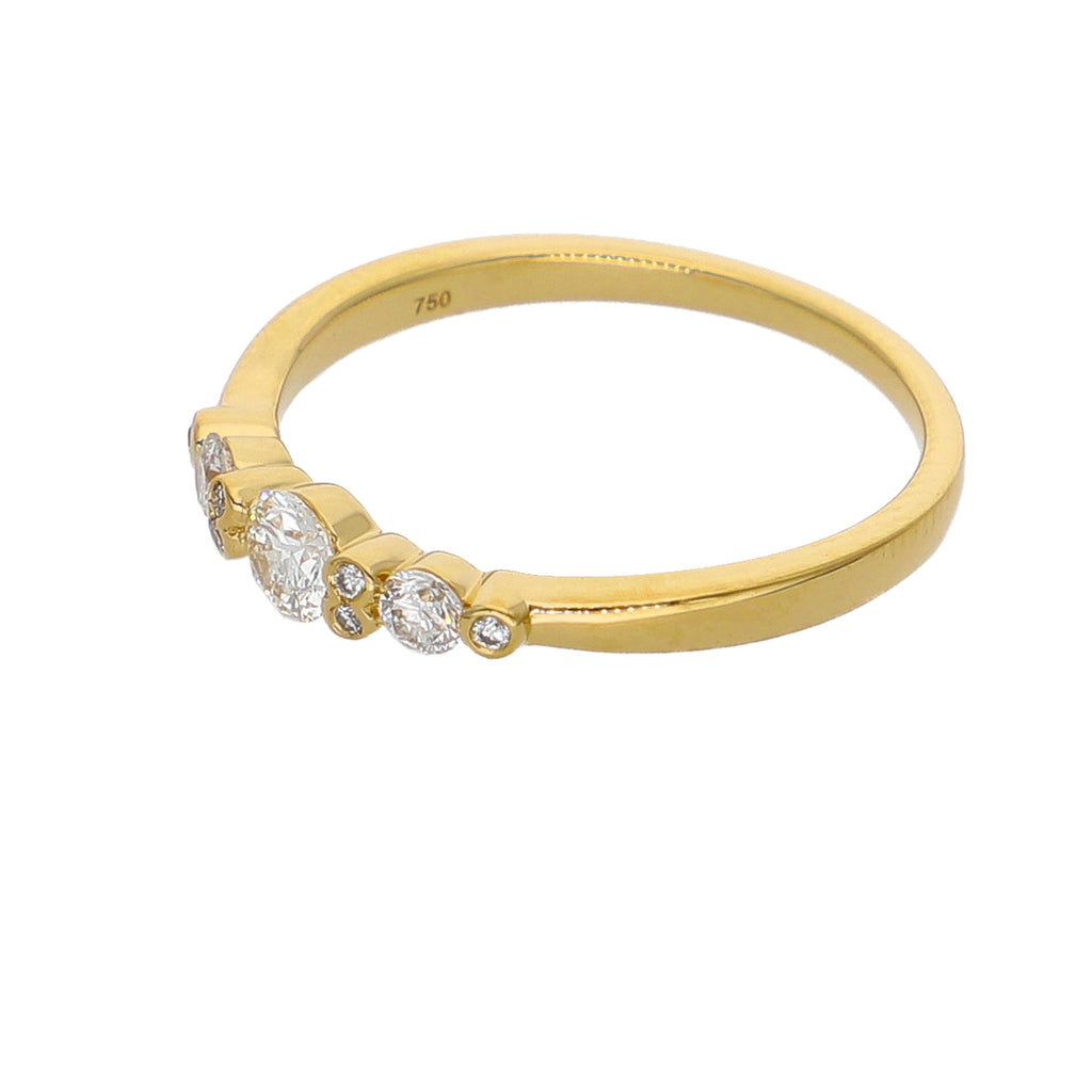 Anillo Oro Amarillo y Brillantes AN-14172