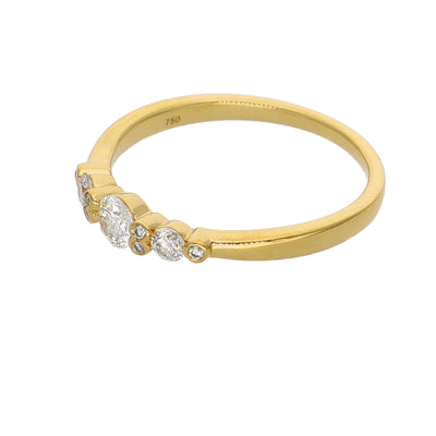 Anillo Oro Amarillo y Brillantes AN-14172