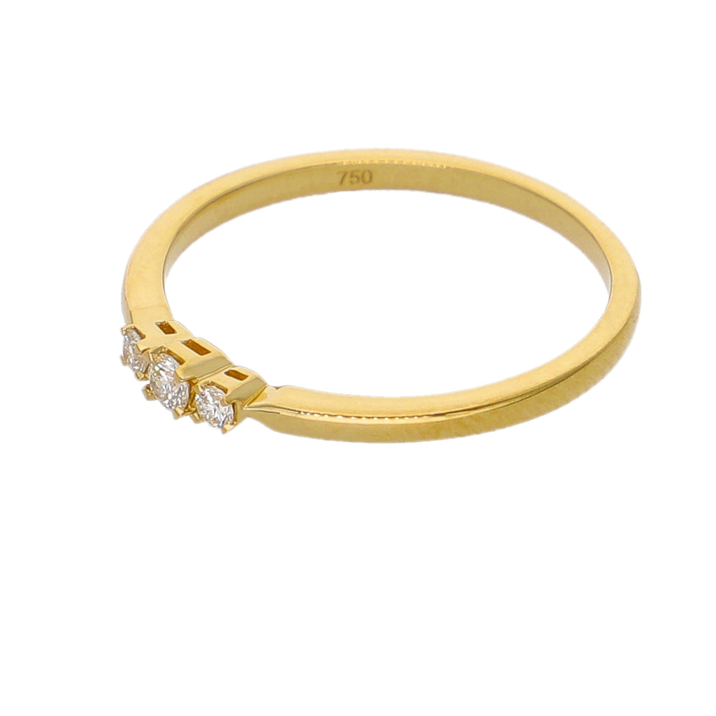Anillo Oro Amarillo y Brillantes AN-14174