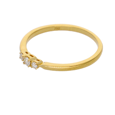 Anillo Oro Amarillo y Brillantes AN-14174