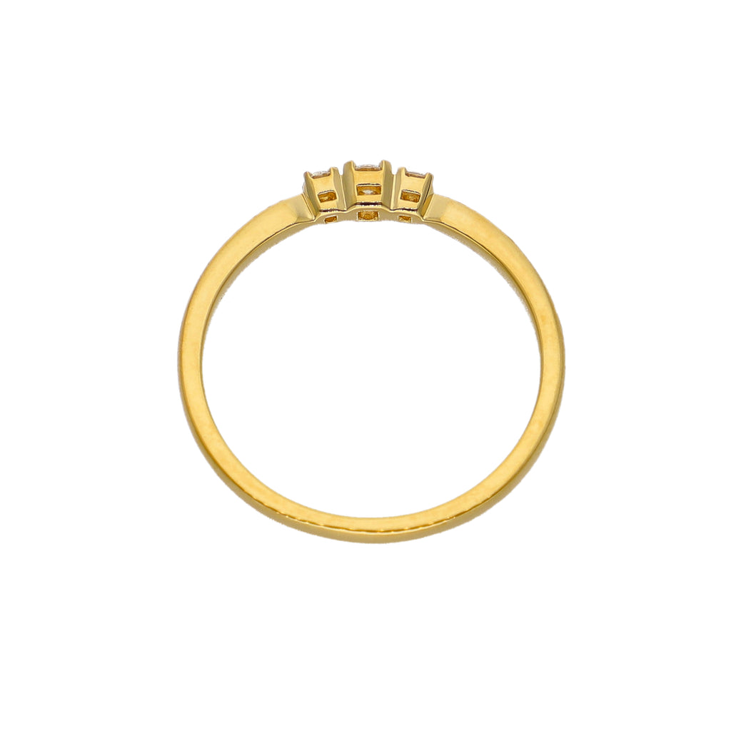 Anillo Oro Amarillo y Brillantes AN-14174