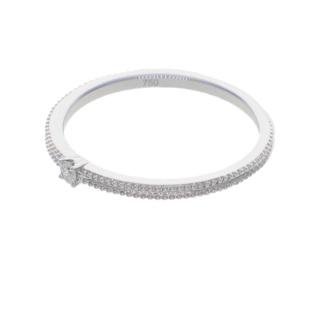 Anillo Oro Blanco y Brillantes AN-14175