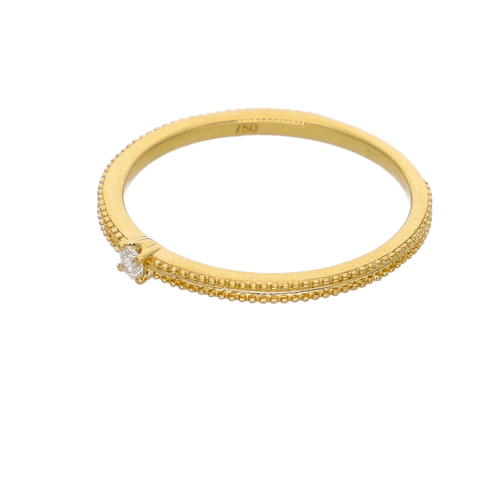 Anillo Oro Amarillo y Brillantes AN-14176