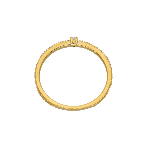 Anillo Oro Amarillo y Brillantes AN-14176