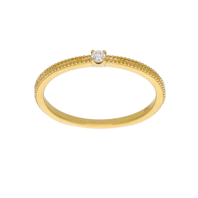 Anillo Oro Amarillo y Brillantes AN-14176
