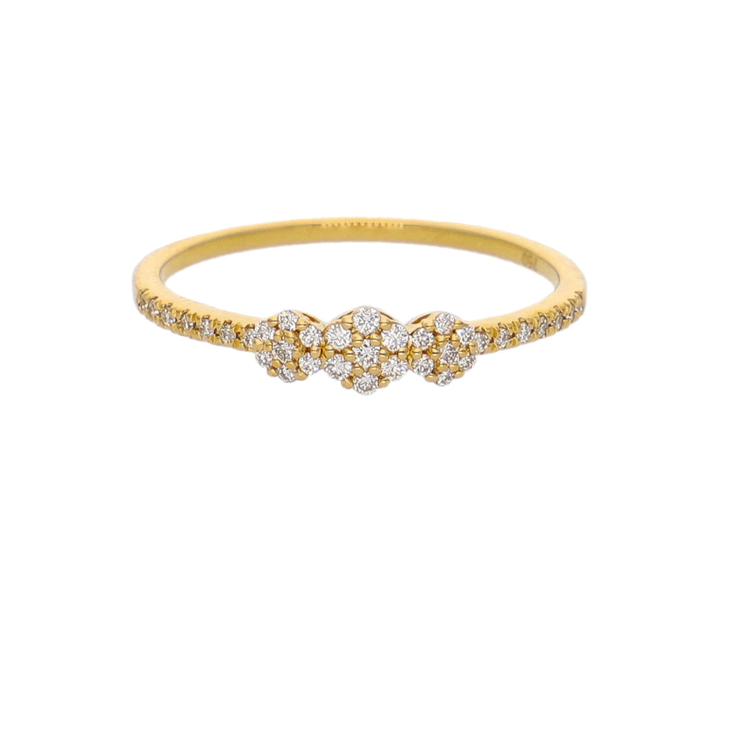 Anillo Oro Amarillo y Brillantes AN-14177