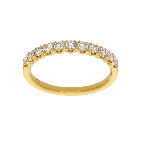Anillo Oro Amarillo y Brillantes AN-14178