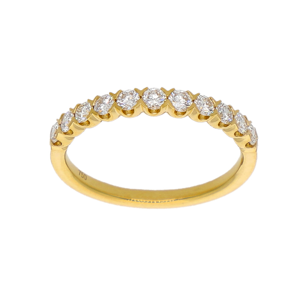 Anillo Oro Amarillo y Brillantes AN-14178